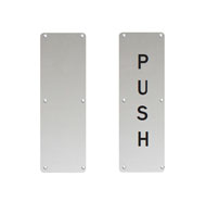 Radius Corner Push Plate